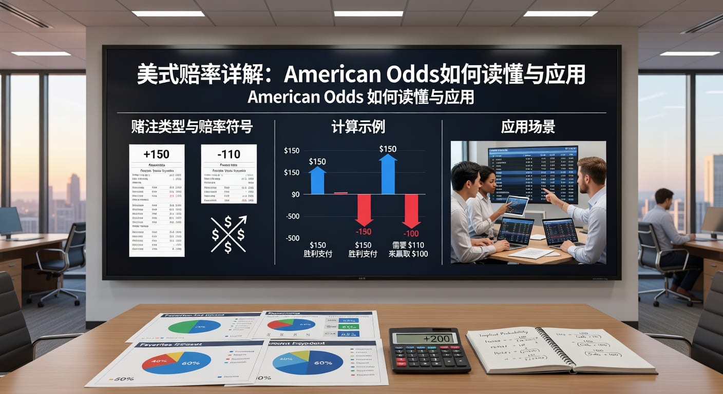 美式赔率 american odds：正负号与换算实战读法