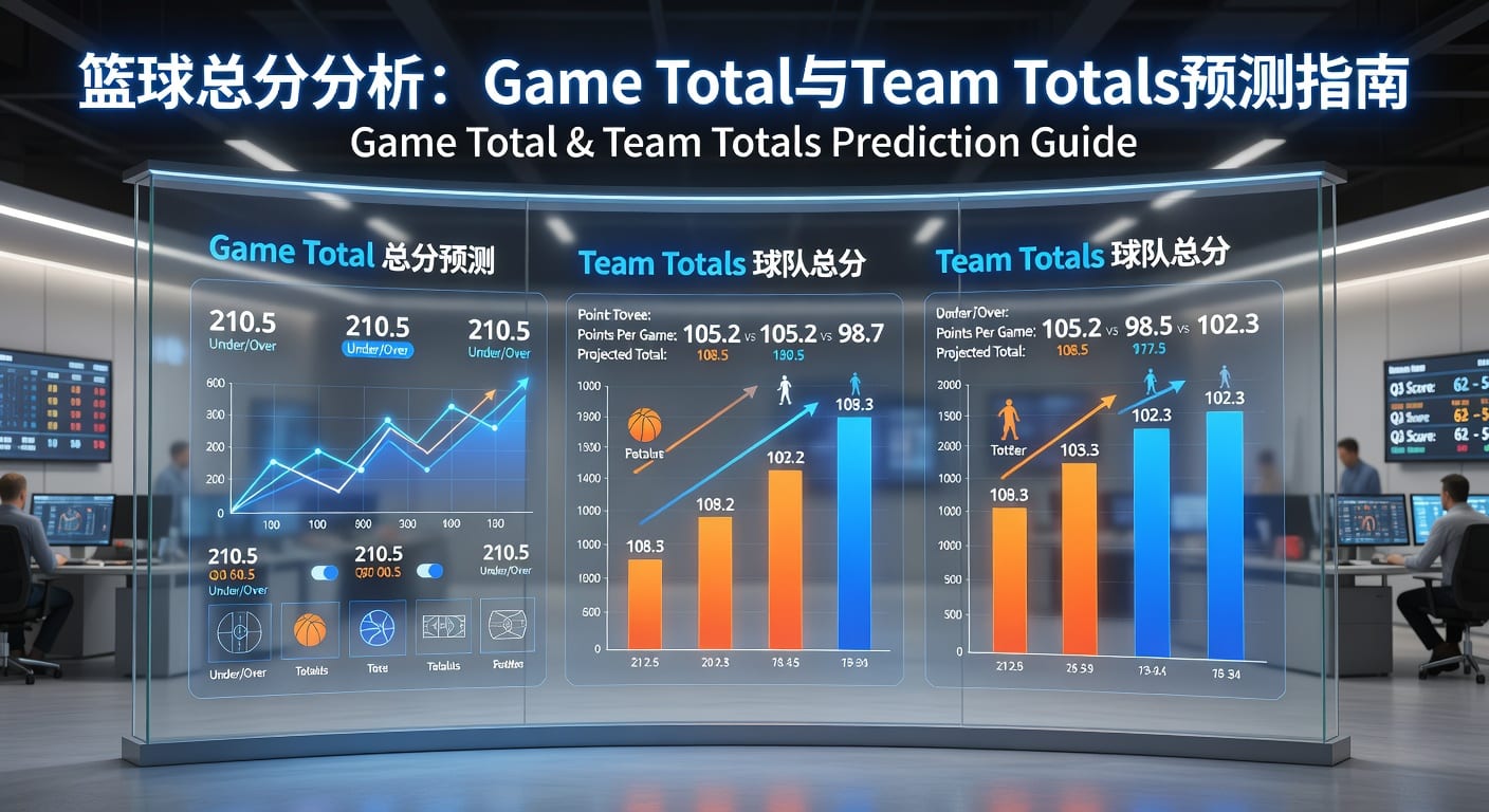 篮球总分 game total team totals投注技巧与判断